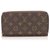 Louis Vuitton Brown Monogram Zippy Wallet Cloth  ref.224970