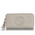 Gucci White Soho Leather Long Wallet Cream Pony-style calfskin  ref.224972