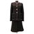 Chanel 10K$ tweed suit Black  ref.225094