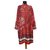 Ralph Lauren Robes Polyester Rouge Multicolore  ref.225134