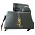 Yves Saint Laurent Handbags Black Leather Lambskin  ref.225161