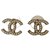 Chanel Ohrringe Golden Metall  ref.225228