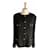 Petite veste noire Chanel Tweed  ref.225233
