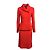 Christian Dior Tailleur gonna in lana rossa