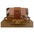 Burberry - Mini sac en cuir à boucle et check House Rose  ref.225497