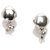 Chanel Silver CC Drop Earrings Silvery Metal  ref.225560