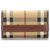 Burberry Porte-clés en cuir marron House Check Plastique Veau façon poulain Multicolore Beige  ref.225605