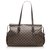 Louis Vuitton Brown Damier Ebene Chelsea Leather Cloth Pony-style calfskin  ref.225658