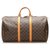 Louis Vuitton Brown Monogram Keepall 50 Leather Cloth  ref.225660