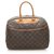 Louis Vuitton Brown Monogram Deauville Leather Cloth  ref.225663