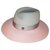 Maison Michel Hats Pink Grey  ref.225712