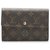 Monogramm-Sarah-Geldbörse Louis Vuittons Brown Braun Leinwand  ref.225882