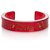 Bracciale rigido Dior in strass rosso Plastica Resina  ref.225885
