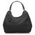 Gucci Black GG Canvas Shoulder Bag Leather Cloth Pony-style calfskin Cloth  ref.225891