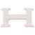 Fivela de cinto Hermès 5382 em prata fosca PVD Metal  ref.225939