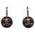 Chanel Earrings Black Metal  ref.226028