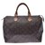 Louis Vuitton Speedy 35 Brown Cloth  ref.226063