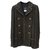 Chanel 11Ein Paris-Byzance Schwarzgold Gripoix Buttons Jackenmantel Mehrfarben Tweed  ref.226068