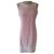 Autre Marque Dresses Pink Cream Polyester Wool  ref.226087