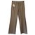 Pantalon en coton doux Brunello Cucinelli Kaki  ref.226157