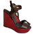 Pollini Sandals Brown Leather  ref.226170