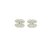 Chanel pequeños diamantes de imitación de plata cc Metal  ref.226201