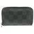 Louis Vuitton Zippy Wallet Black Cloth  ref.226282
