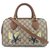 Gucci Brown GG Supreme Butterfly Embroidered Satchel Beige Leather Plastic Pony-style calfskin  ref.226352