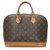 Louis Vuitton Brown Monogram Alma PM Leather Cloth  ref.226371