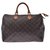 Louis Vuitton Speedy 35 Brown Cloth  ref.226401