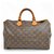 Louis Vuitton Speedy 35 Brown Cloth  ref.226409