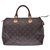 Louis Vuitton Speedy 35 Brown Cloth  ref.226414