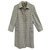 abrigo de mujer Burberry vintage en tweed irlandés t 42 Multicolor Lana  ref.226451
