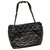 Chanel Totes Black Silver hardware Leather  ref.226459