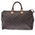 Louis Vuitton Speedy 35 Brown Cloth  ref.226476