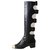 Chanel boots Cuir Noir  ref.226792