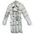 Burberry Brit t light trench 36/38 Grey Polyester  ref.226981