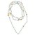 Chanel Lange Halsketten Aus weiß  ref.227062