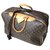 Louis Vuitton Alizee 3 Poches Dark brown Cloth  ref.227210