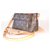 Rare sac à main Louis Vuitton Monogram. Toile Marron foncé  ref.227592