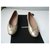 CHANEL Iridescent beige patent leather ballerinas T41 IT Correct condition  ref.227603