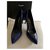 Yves Saint Laurent Janis Navy blue Leather  ref.227608