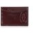 Porte-cartes en cuir verni rouge joyeux anniversaire Cartier Cuir vernis Bordeaux  ref.227738