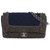 Chanel flap bag Navy blue Wool  ref.227836