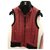 Chanel sleeveless cardigan Red Leather  ref.227894