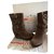 Prada wedge ankle boots Dark brown Deerskin  ref.227904