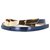 Cinturón Dior Azul marino Cuero  ref.227938
