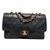 Timeless Classique Chanel bag Navy blue Lambskin  ref.228012