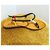 Chanel Sandálias Preto Vermelho Amarelo Couro  ref.228019