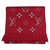 Louis Vuitton Sciarpa Logomania Shine Red Rosso Lana  ref.228176